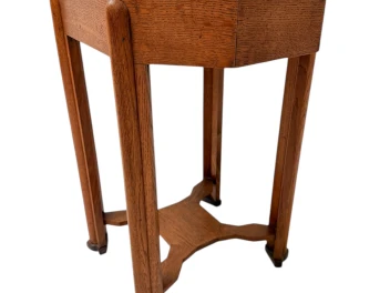 Art Deco Amsterdamse School Octagonal Side Table, 1920s